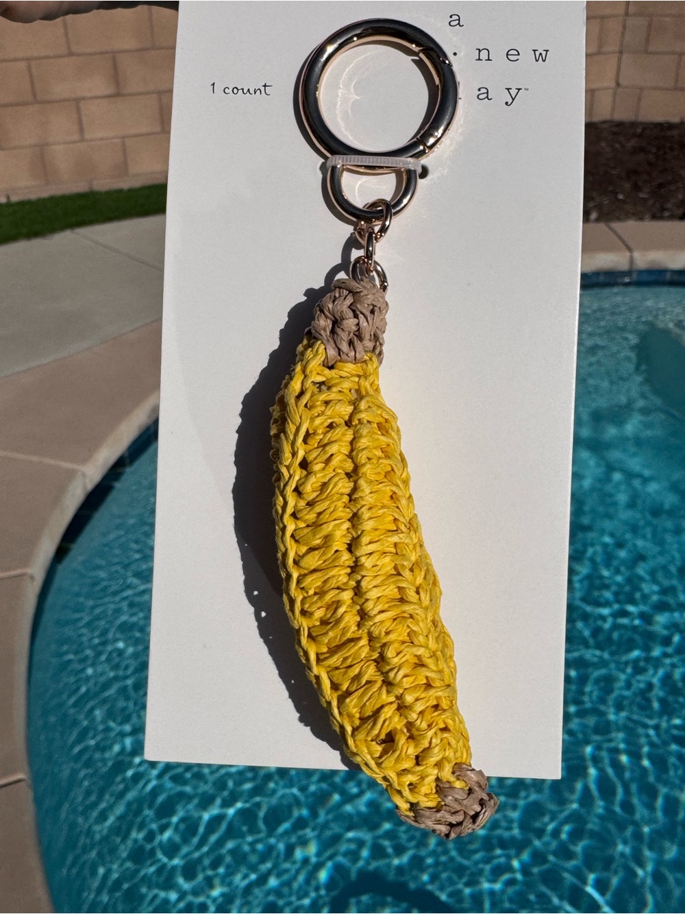 Banana bag charm